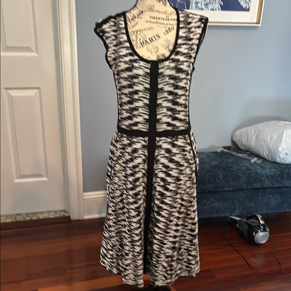 NIC+ZOE Monochrome Midi Dress